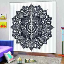 Flexible and well petal combination Printing 3D Blockout Curtains Fabric Window