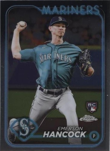 2024 Topps Chrome Emerson Hancock 1/1 Seattle Mariners
