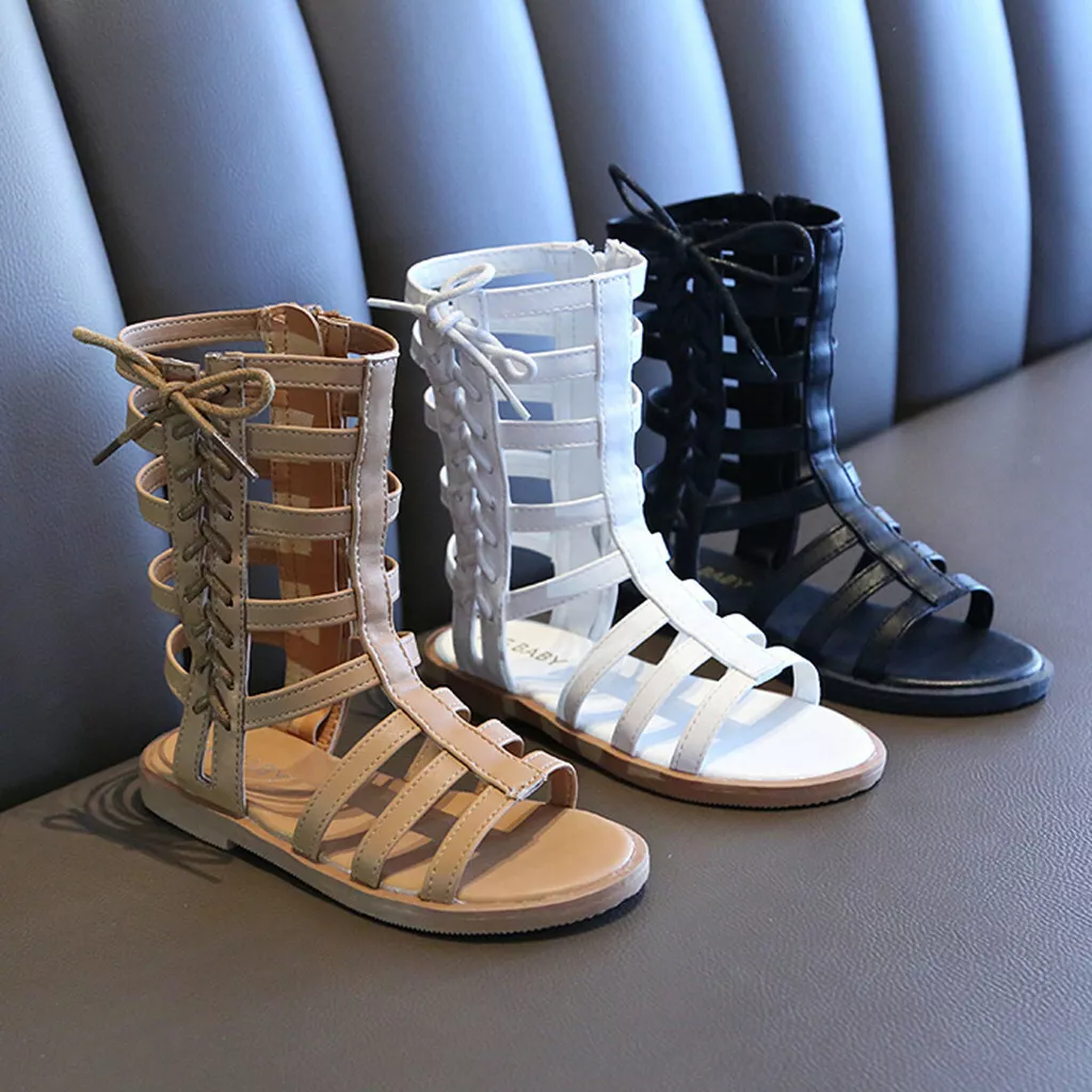 Baby girl deals lace up sandals