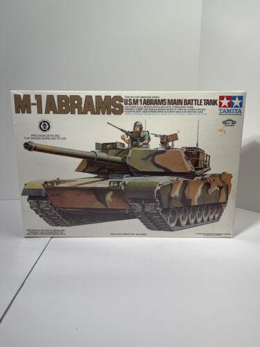 Tamiya M-1 Abrams US Main Battle Tank 1/35 MM-224A NEW Precision Series Sealed - Picture 1 of 10