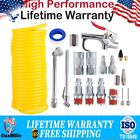 20pcs 1/4" Air Compressor Accessory Kit Tools 25 Ft Recoil Hose Gun Nozzles