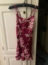 Fredericks of Hollywood Burgundy Floral Chemise / Size Sm / New With Tags