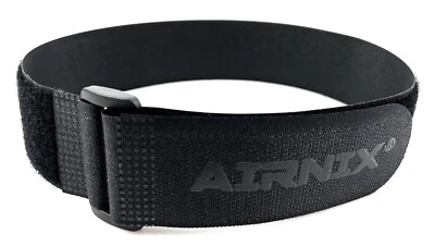 AIRNIX 4-Pack 22" x 1.5" (19" Useable) Hook and Loop Cinch Straps Plastic Buckle