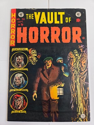 Vault of Horror #38 E.C. Comics 1954 Golden Age PCH Johnny Craig Cover