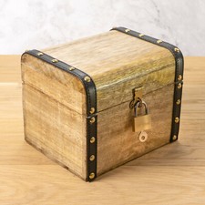 Bauerntruhe hell 2. Wahl Schatzkiste Schatztruhe Truhe Holztruhe ohne Schloß