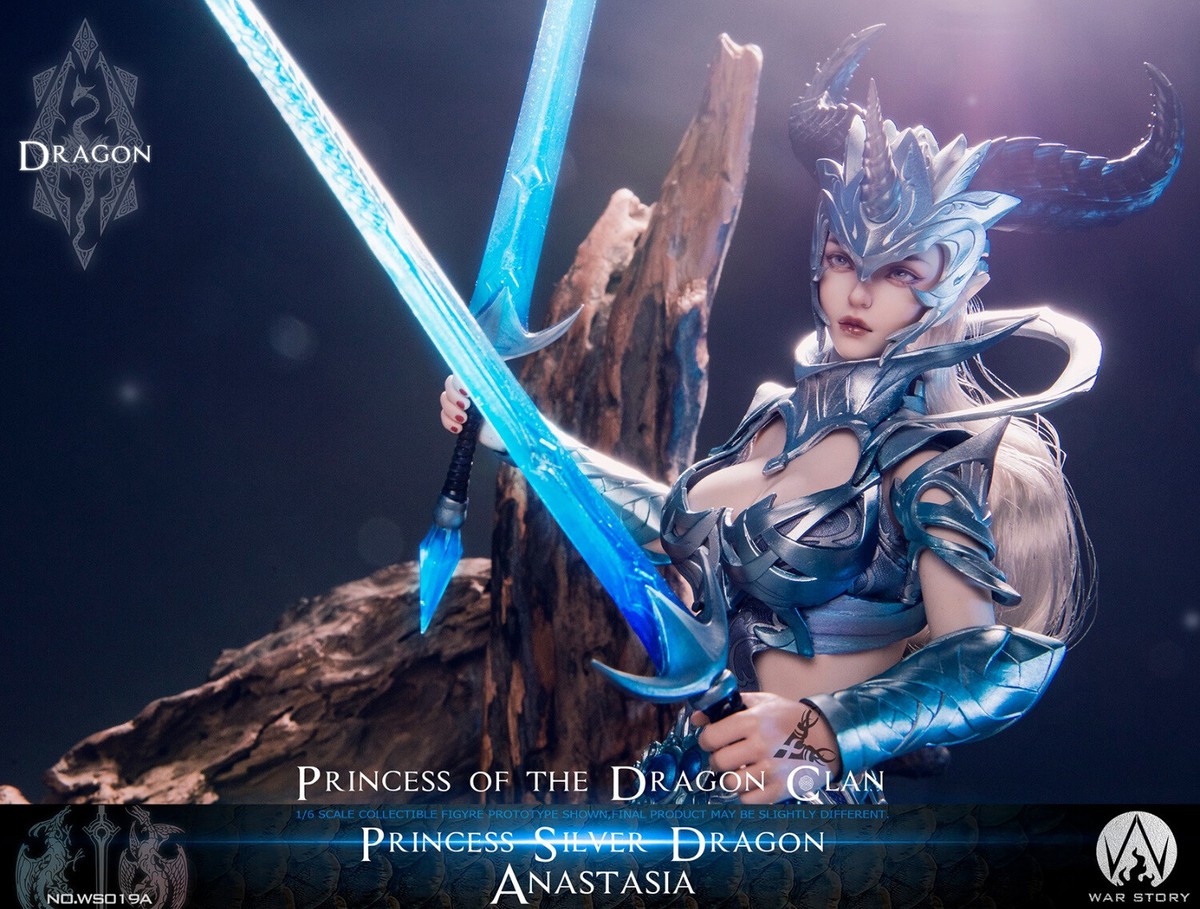 WAR STORY WS019A 1/6 Dragon Princess Silver Dragon Anastasia
