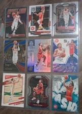 Trae Young 9x Lot Binder Page Splash Select Prizm EXPRESS LANE Illusions Hawks