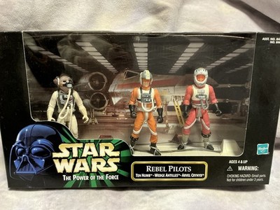 1999 Star Wars Power Of The Force Rebel Pilot 3-Pack