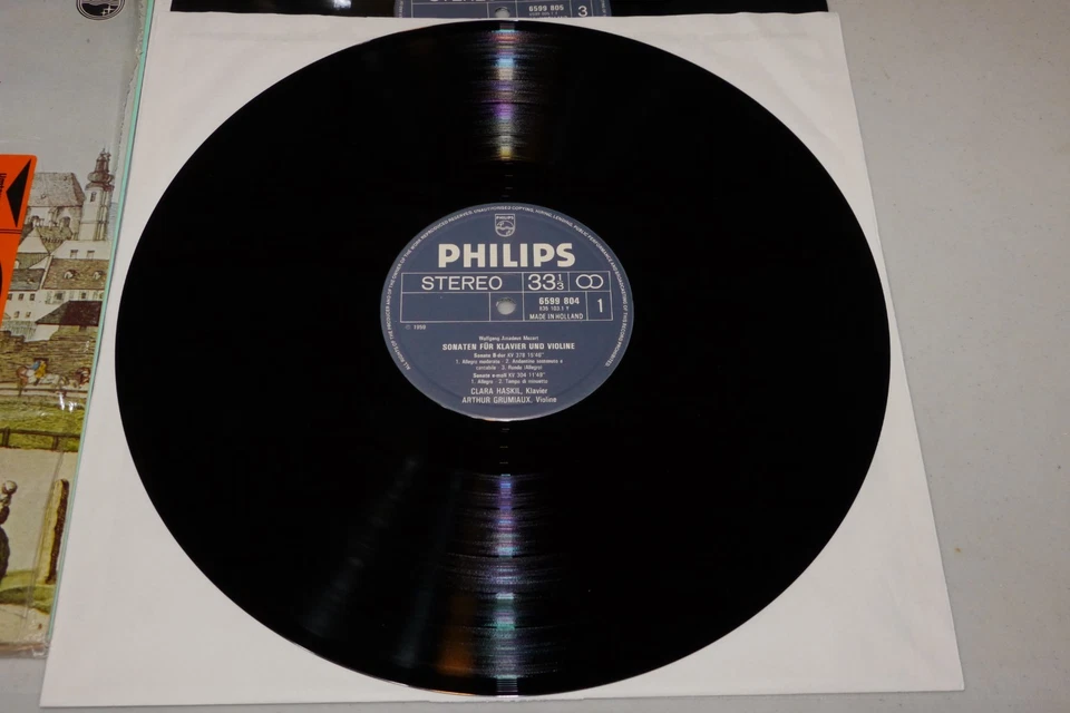 GRUMIAUX/HASKIL Mozart Violin/Piano Sonatas-Philips 6780 017 2LP Gatefold NM - Image 3 of 4