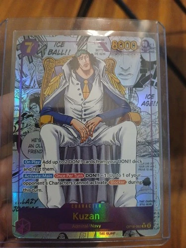 Kuzan (Manga) OP16-063 The Time of Battle Foil One Piece TCG English Near Mint
