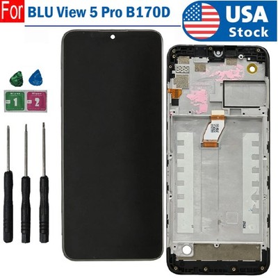 USA LCD Display Touch Screen Digitizer Assembly + Frame For BLU View 5 Pro B170D