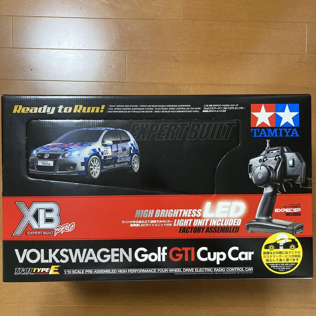 ホビーラジコン TAMIYA VOLKSWAGEN Golf GTI Cup Car Rc Volkswagen Golf Gti Cup Car Tt01E / Tamiya USA