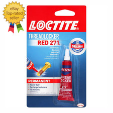 Red 271 - Permanent Thread Lock Glue for Nuts Bolts  Fasteners High Strength