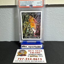 2019-20 Panini Donruss Complete Players #18 Giannis Antetokounmpo PSA 10 GEM MT