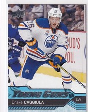16/17 UD SERIES 2 DRAKE CAGGIULA YOUNG GUNS RC SP ROOKIE #455