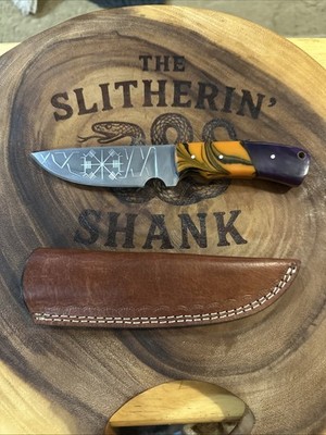 9  Overall Fixed Blade Featuring A Nordic Compass Engraved D2 Blade 
