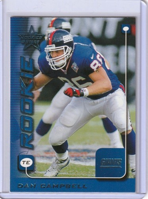 #ad #ad 1999 Leaf Rookies amp; Stars Dan Campbell #268 RC Rookie $49.32