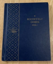Vintage 1960 Whitman Roosevelt Dime Collection Booklet (1946-)
