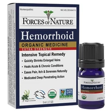 Forces of Nature Hemorrhoid Control Extra Strength Organic Homeopathic Medici...