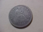 1858-P Seated Liberty Quarter