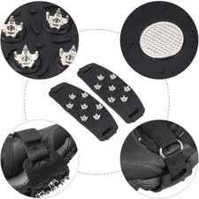 7-Point Ice Cleats Shoe Boot Traction Grippers Anti-Skid Winter Safety