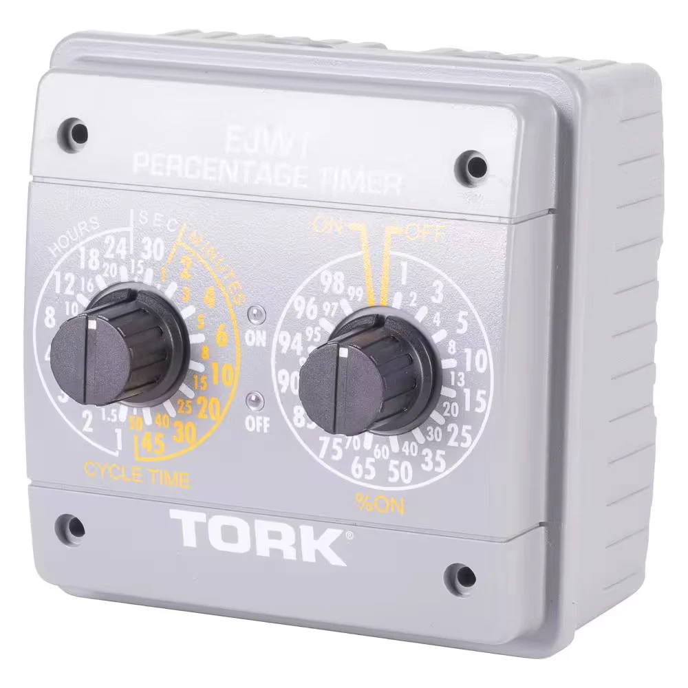 120-240VAC 24-Hour Indoor SPDT Percentage Timer, Gray