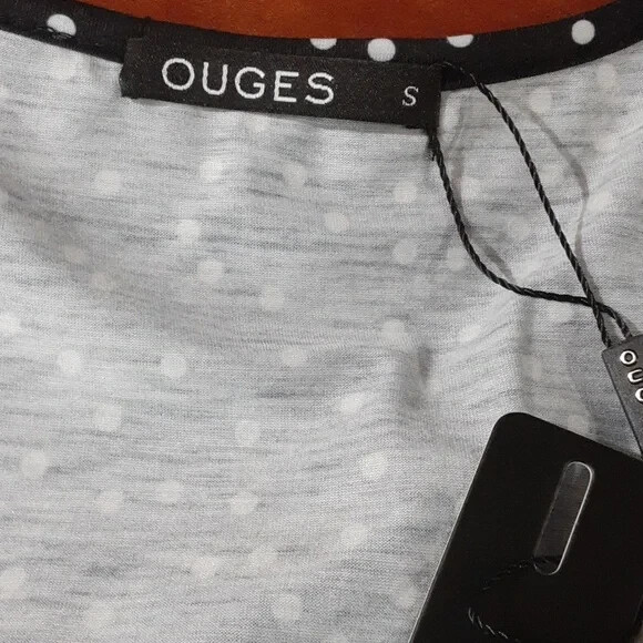 Ouges dress women's size small polka dot New - image 8