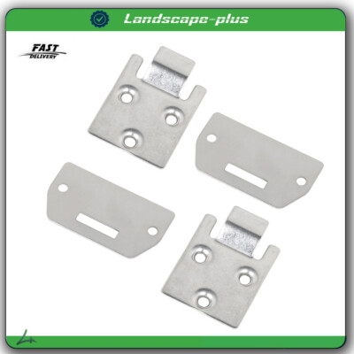 Set of 2 Seat Bottom Hinge and Plate For EZGO TXT/Medalist Golf Cart 1995+