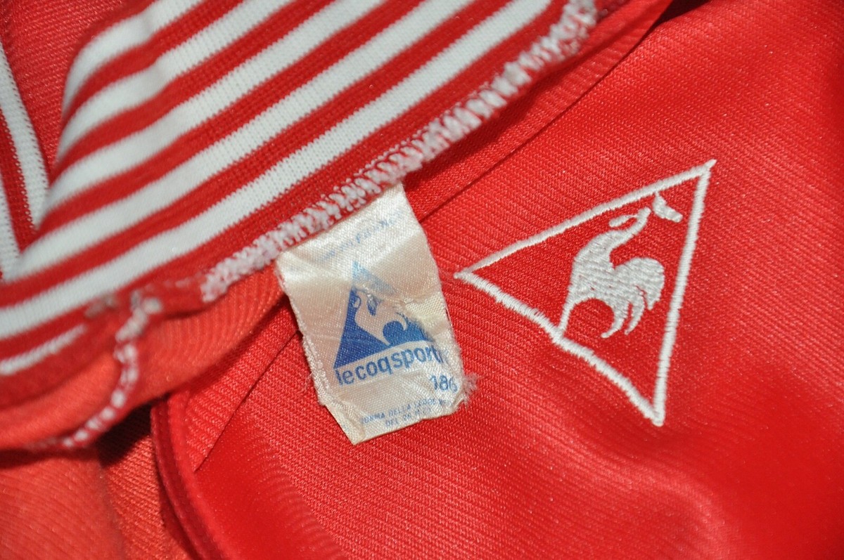 Vintage Le Coq Sportif Track Top Jacket Red Men's size 186 Vintage Le Coq Sportif Track Top Jacket Red Men's size 186