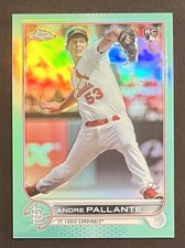 2022 TOPPS CHROME UPDATE ANDRE PALLANTE REFRACTOR #USC107 ROOKIE RC @ 142/250