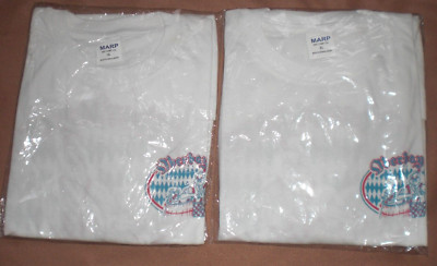 T-Shirt NEU+OVP 2x OBERBAUERN WEISS RAR Partnerlook DAS ORIGINAL Malle Ballerman