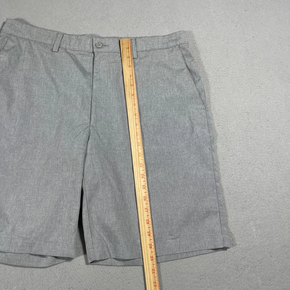 Pantalones Cortos de Golf PGA Tour Para Hombre 36 Rendimiento Activo Elastizados Gris Entrepierna 10" Foto 2 de 4