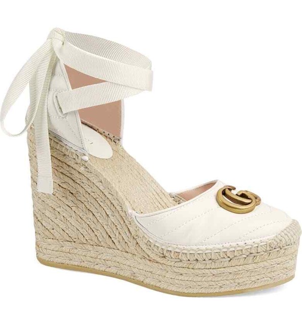 white gucci espadrilles
