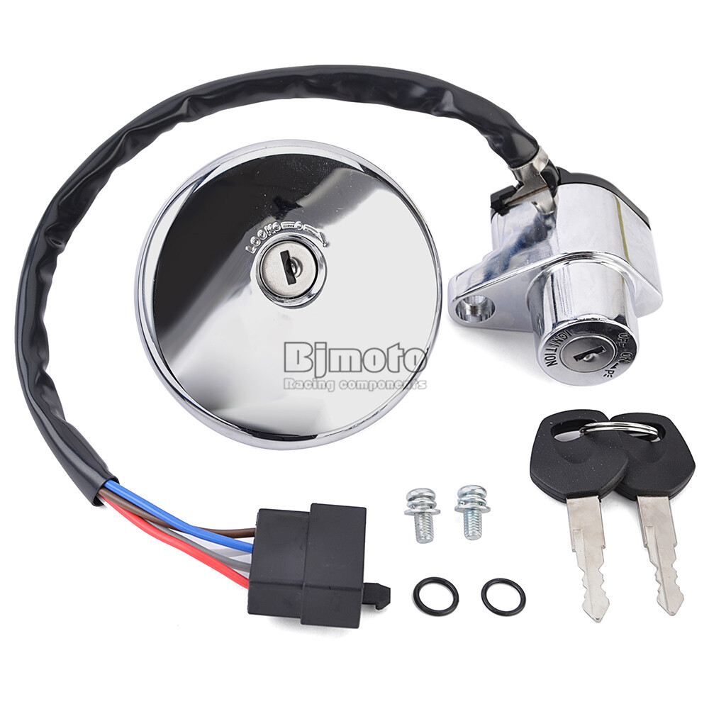 Ignition Switch Seat Lock Keys For Kawasaki EN500 Vulcan 500