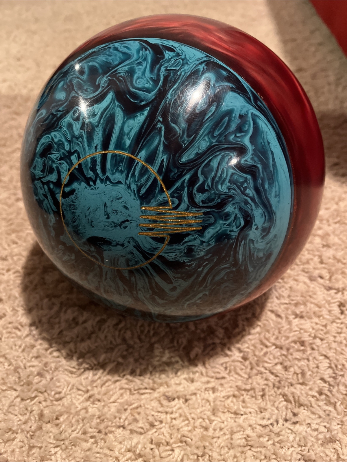 Rare Quantum Double Helix Undrilled Vintage Bowling Ball eBay