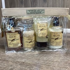 Tuscan Hills Body Care Collection Vanilla Almond Lotion Body Wash Bath Salts New