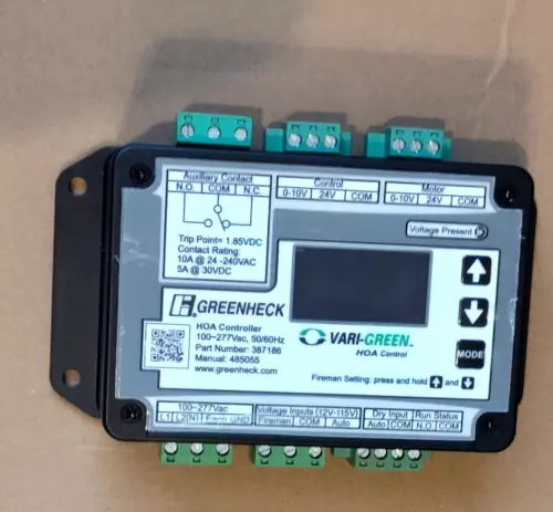 Greenheck 387186 Vari-Green HOA Control 100-277VAC 50/60 Hz