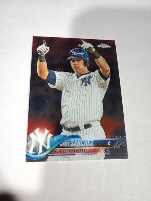 2018 Topps Chrome - Gary Sanchez Yankees #182
