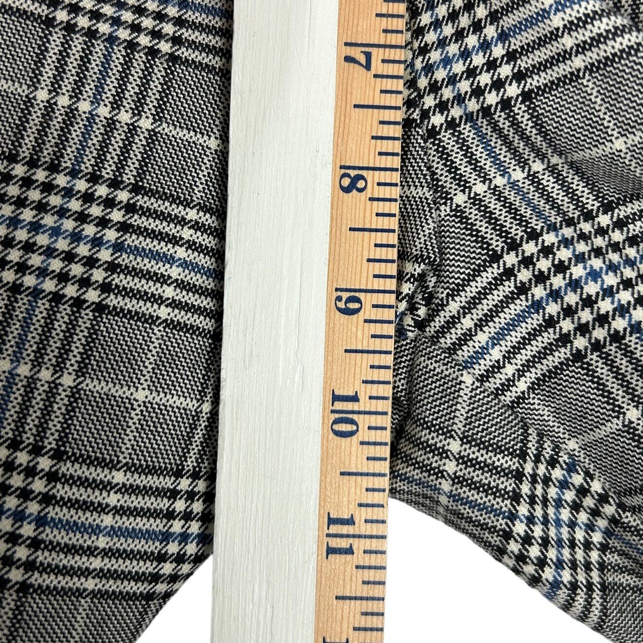 Zara Basic Plaid Pants Size Medium - image 6