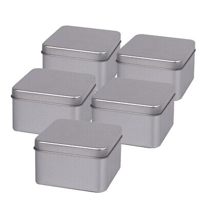Container Multipurpose Tin Empty Case Metal Storage Box Jewelry Coin Candy Keys
