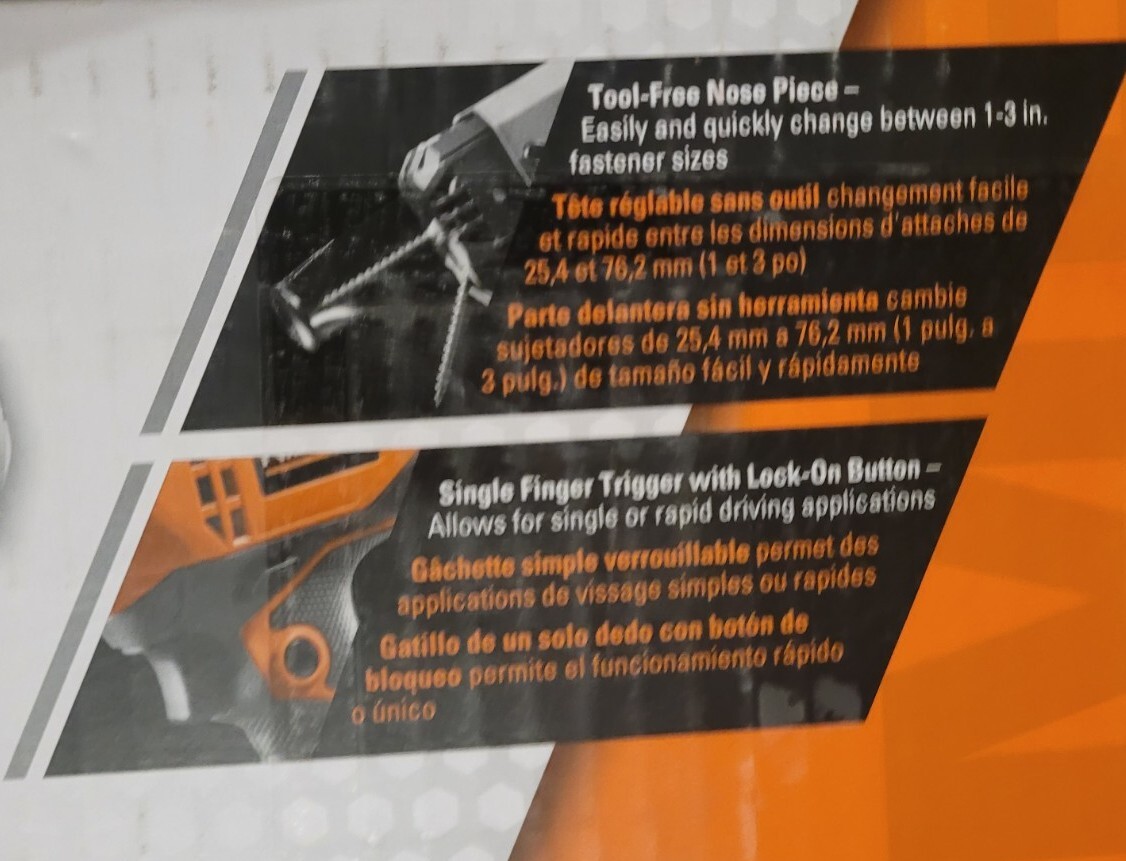 Ridgid R6791 3" Corded Collated Screwdriver NEW!!! 648846054728 eBay