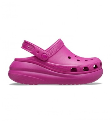Crocs Crush 207521-6SV Clogs Unisex Fuchsia Slip-On Platform