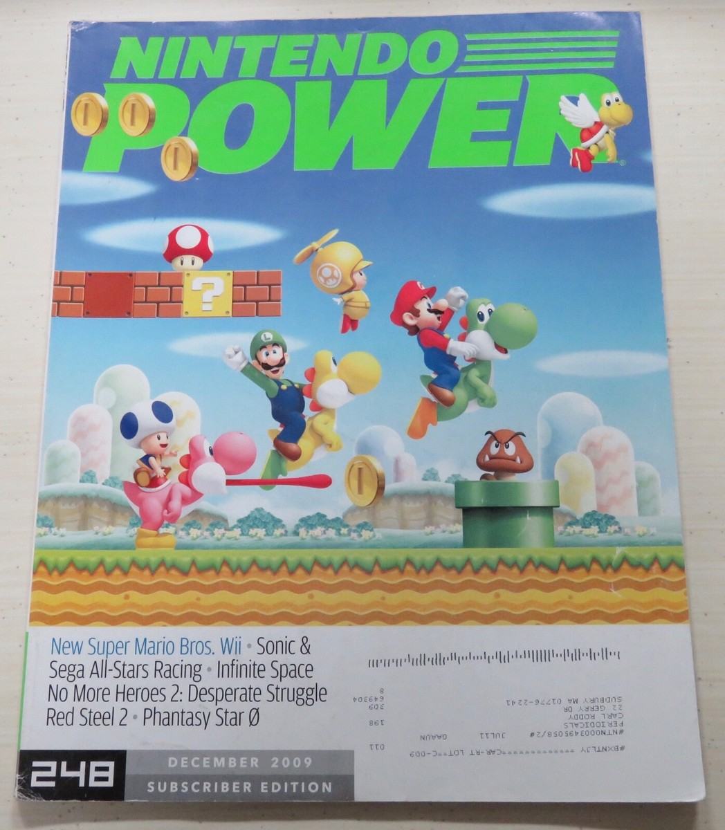 Nintendo Power Video Game Magazine # 248 New Super Mario
