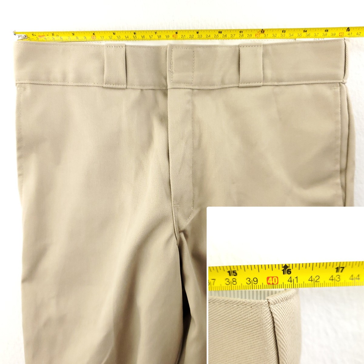 Dickies Flat Front Work Pant 32 ベージュ Dickies 874 Work Pants Flex Original Fit Khaki Beige Men's