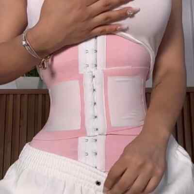 Waist Trainer Double Compression Shaper Tummy Control Slimming Sheath Flat Belly