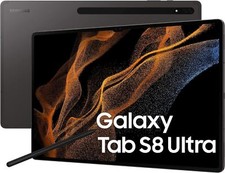 Image of Samsung Galaxy Tab S8 Ultra SM-X900 128/256GB Tablet Graphite WiFi Only GOOD