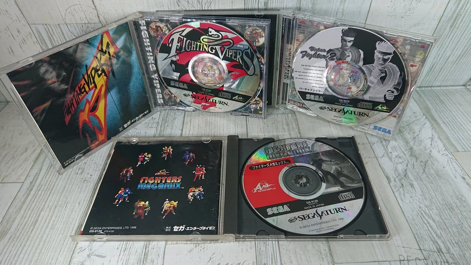 Fighting Vipers Virtua Fighter 2 etc. Set of 3 Japan Ver Sega Saturn USED Games - Image 3 of 4