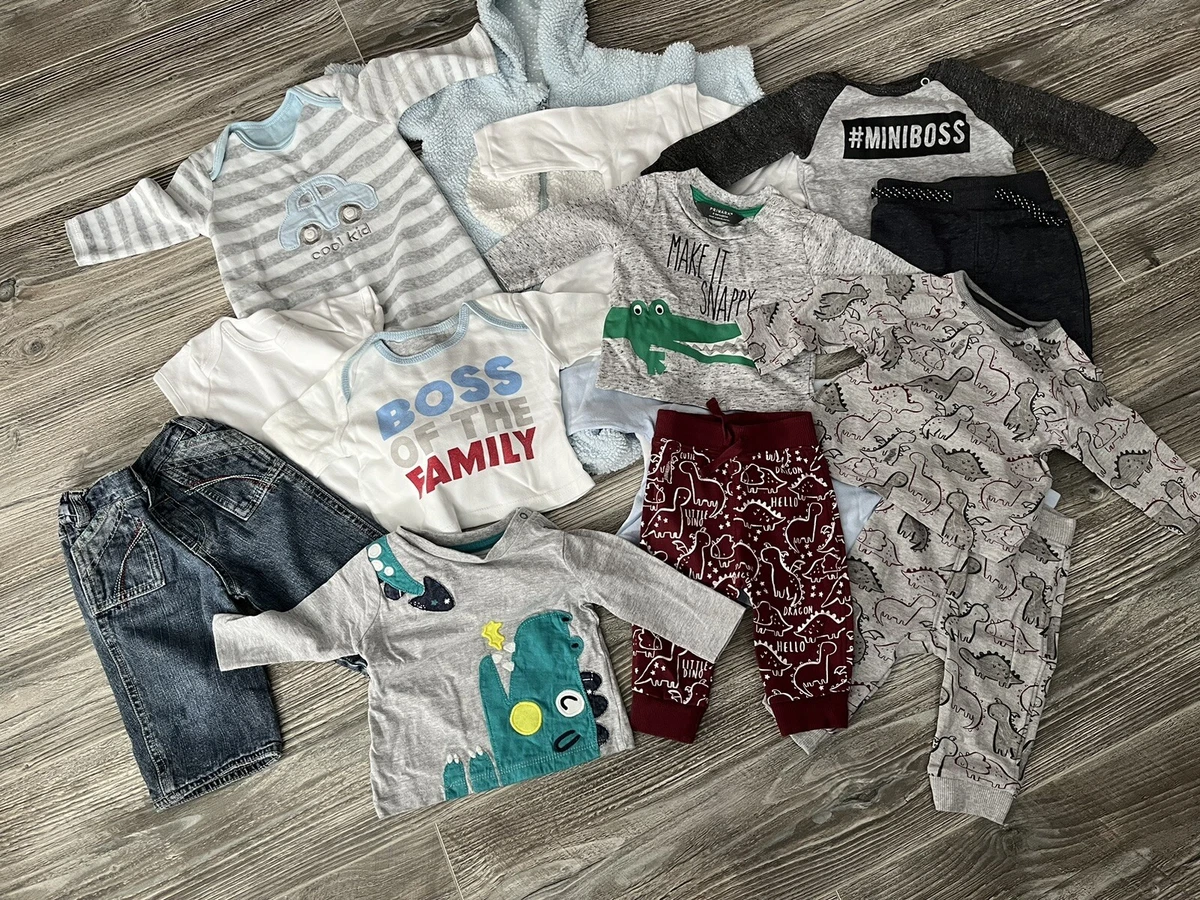 14 piece baby boys bundle 0 3 months George Primark Peacocks. eBay
