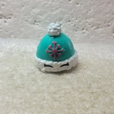 Shopkins Season 4 Wooly Hat Teal #4-038 HTF