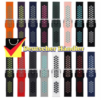 Uhrenarmband Für Garmin, Huami Amazfit, Huawei, Samsung, Fosil, 22mm Silikon